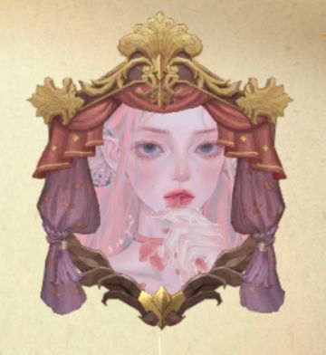 头像框搭配，粉粉女头