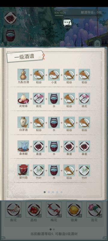 酿酒完全攻略(全合成推导公式加酒谱)