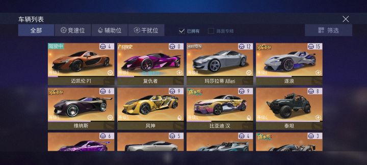大佬们帮看看都练啥车截图