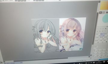 第一次上色，不像勿喷