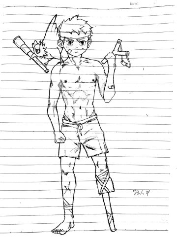 第一次画同人🥰甲宝小时候∽