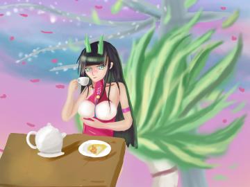 摆了，假装涂完了