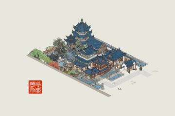 【布局教学】湖心亭周边人工湖全撤技巧