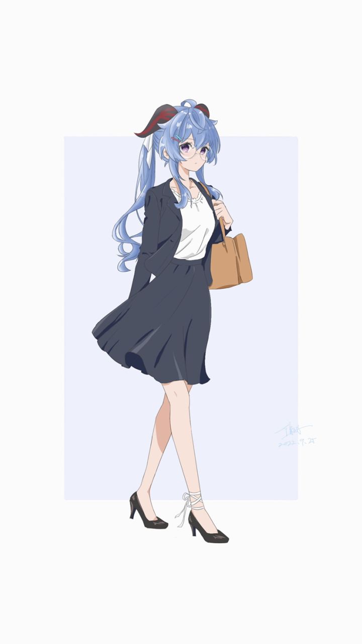 【甘雨绘画】上班族截图