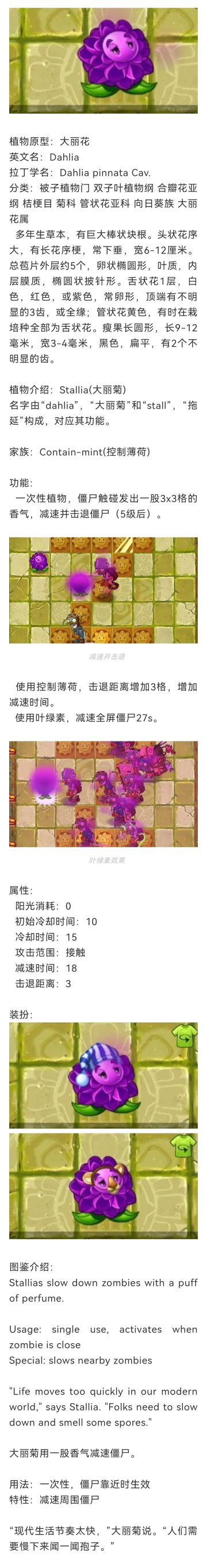 【植物图鉴】大丽菊