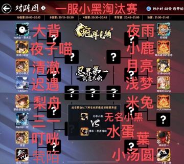 “一服第十三届武道会—小黑武道会16强运动员对阵表”（评论回复心仪冠军参与抽奖）