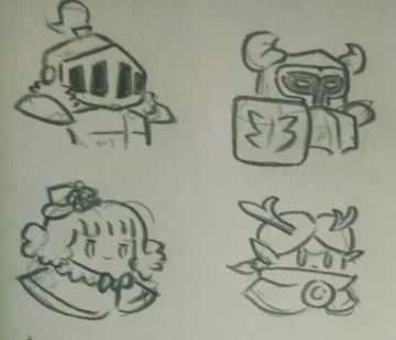 我又活了！我又活了！元气骑士 -人物皮肤简笔画