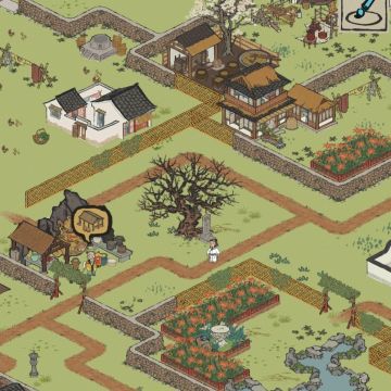 桃花村枯树石碑