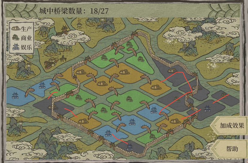 【10.1更新】桥梁初步布局和各货物原材料分享截图
