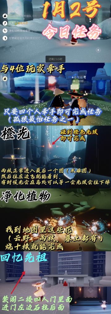 光遇每日任务