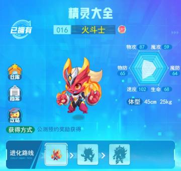 精灵图鉴-火斗士