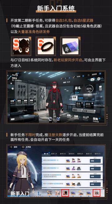 下版本新手指导系统奖励汇总。