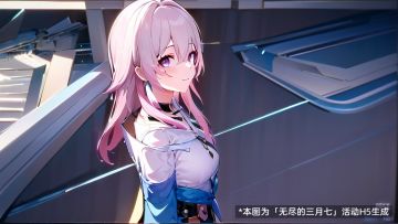 （AI绘画）三月七×开拓者