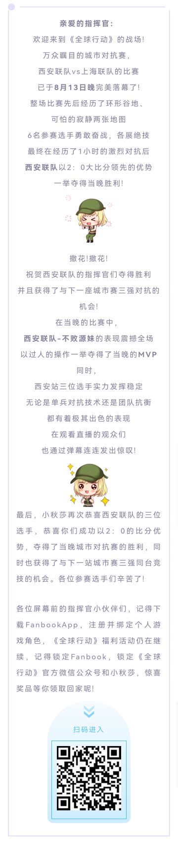 《全球行动》城市对抗赛，西安vs上海赛果公布!