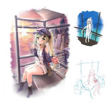 【搬运氵】鞍山 情人节换装 设定稿