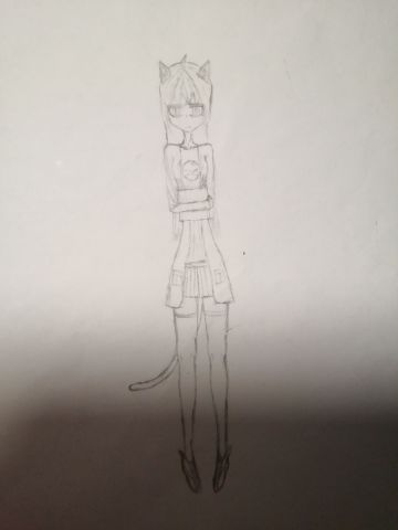 娘化版的我(没勾线、上色)+半成品领航员同人图