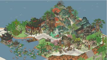 我的椰子岛终于落成了！