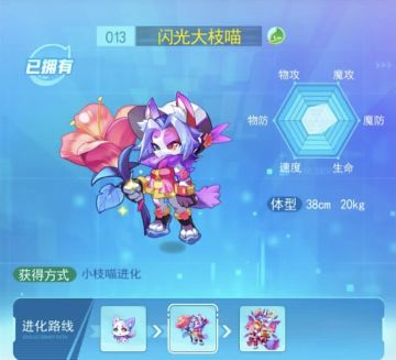 精灵图鉴-闪光大枝喵