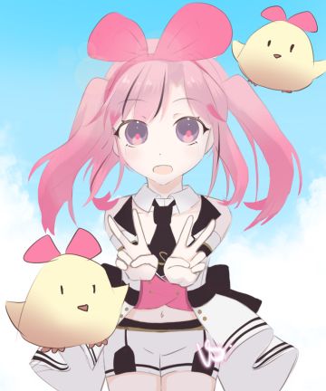 画了小加加和黄鸡