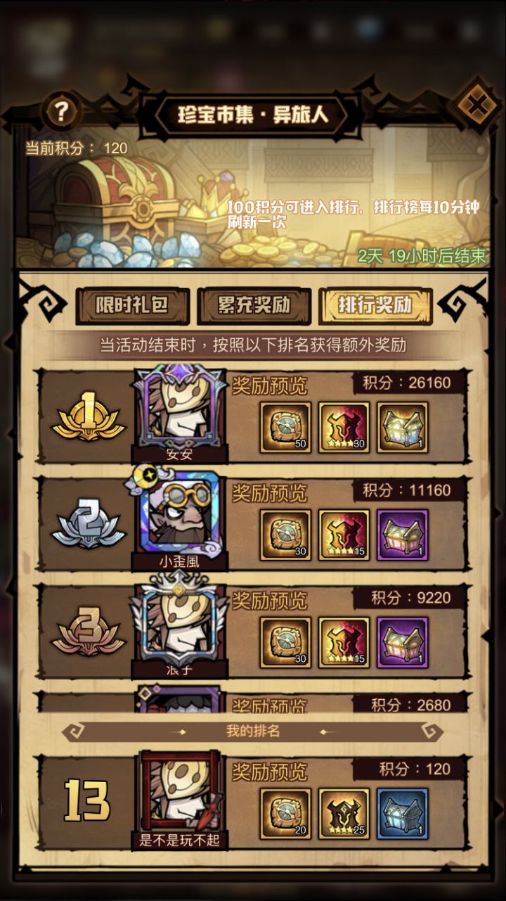 会有人只充钱不推图的???截图