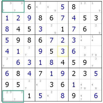 EH的数独杂谈#7-1 致命结构（1）-唯一矩形初步