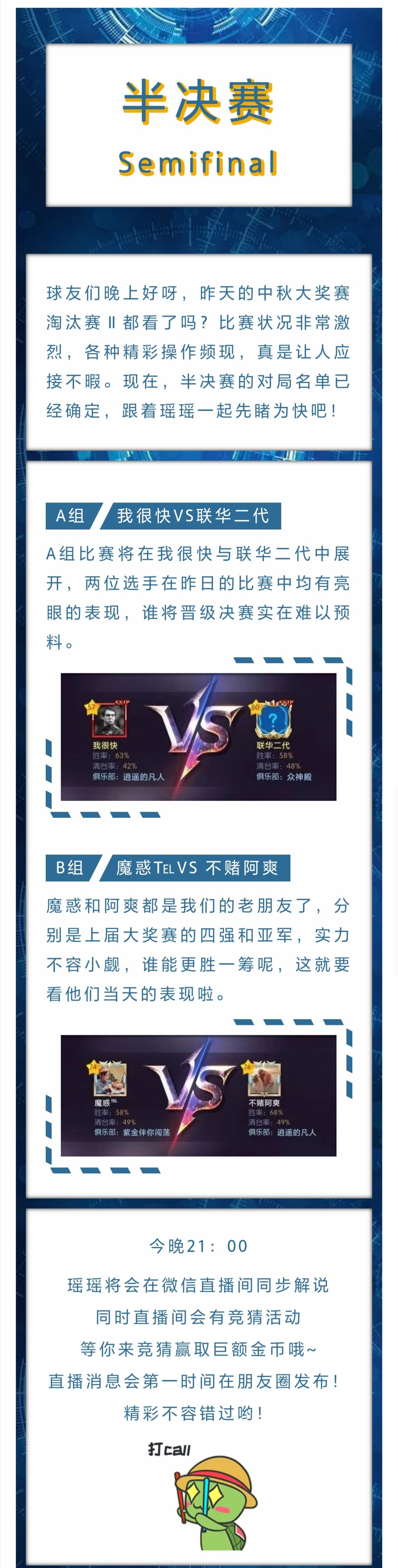 大奖赛 | 半决赛！截图