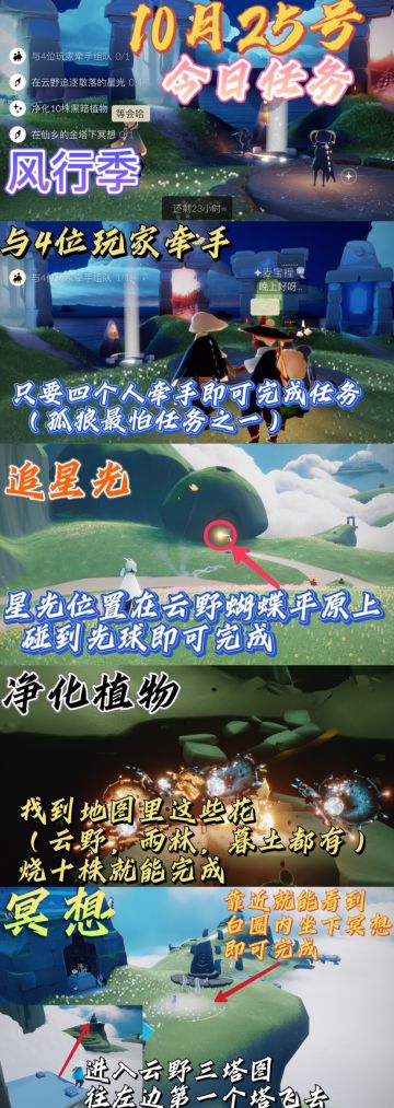 光遇每日任务⬇️