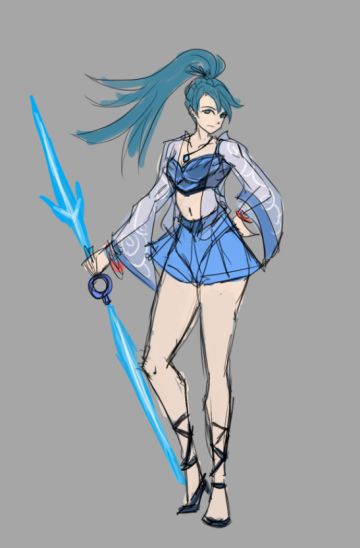 小葵夏日皮肤自制（草稿）