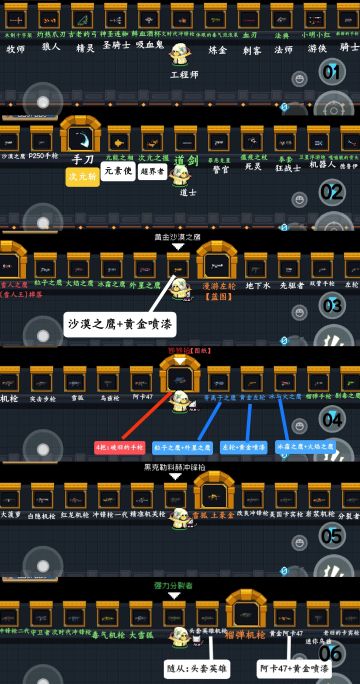 影·「地窖武器总览」