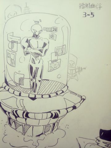 3-5 boss镭射幽浮