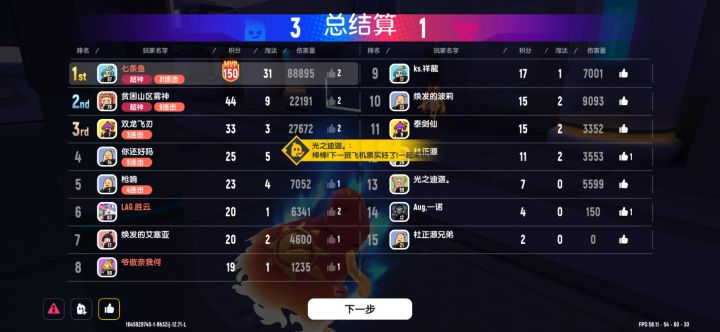 emmmmmmmm首次这么高。 四局猎手，一局没死。截图