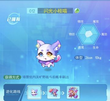 精灵图鉴-闪光小枝喵