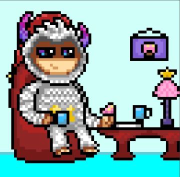 像素雪怪の惬意时刻