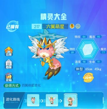 精灵图鉴-六翼萌星