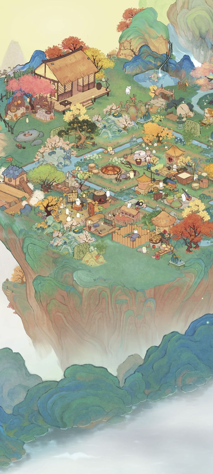 用我的罗罗山做了两个壁纸。截图