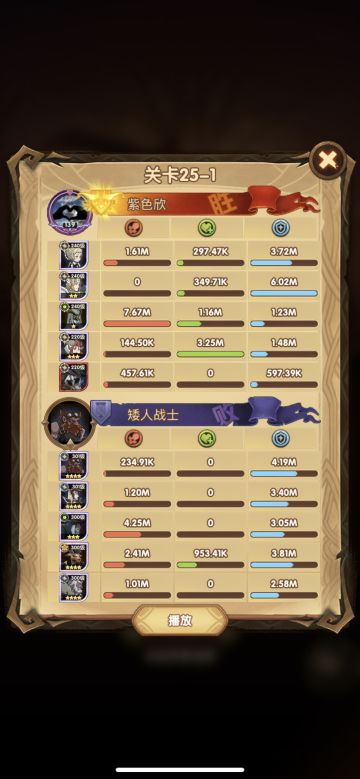 剑与远征 0氪小白 25章站位图