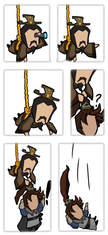 【无悔同人小漫画】汉初三杰之娃娃机