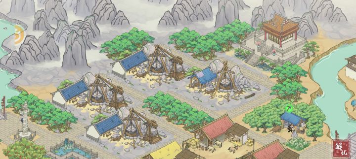 布局第五期,杳渺山。截图