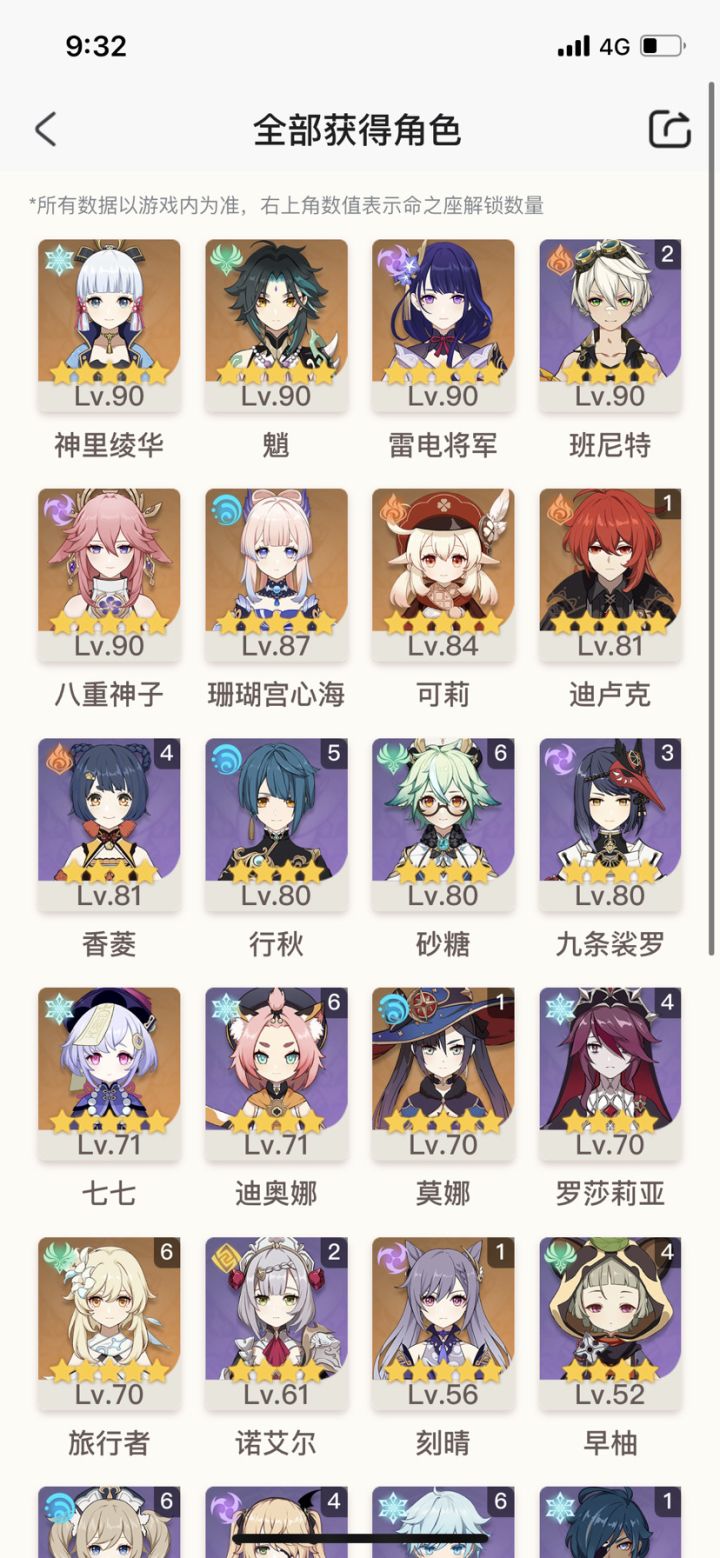 萌新求问神里配队截图