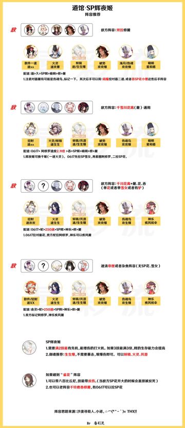 【SP辉夜姬道馆阵容】