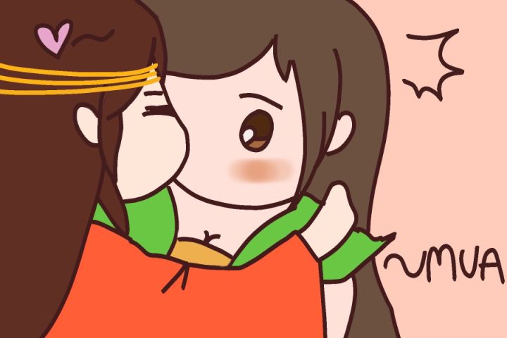 【媚儿指绘】强吻cp系列第四期,周瑜小乔截图