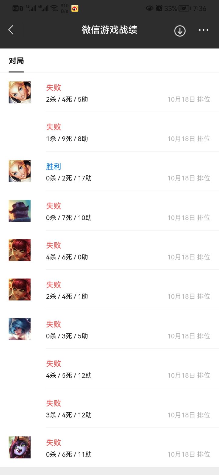 比惨大会截图