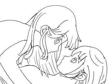 因为画了个奇怪的贴贴所以要补一个美少女贴贴（完成了）