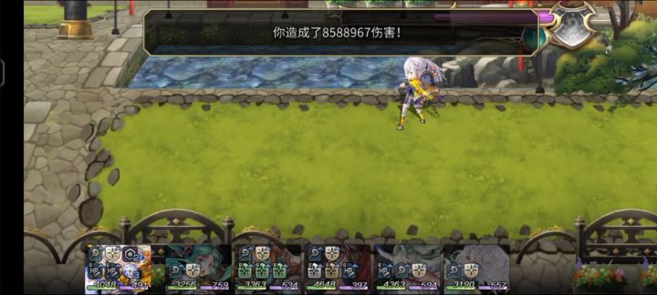 试了一下,燕5连无弱耐的伤害截图