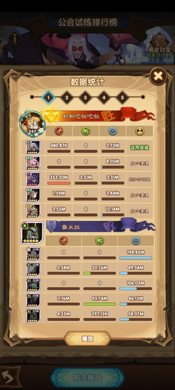 521难度阵容，神器配置放贴内