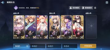 纯物理阵容能刷，但比法队弱一线。