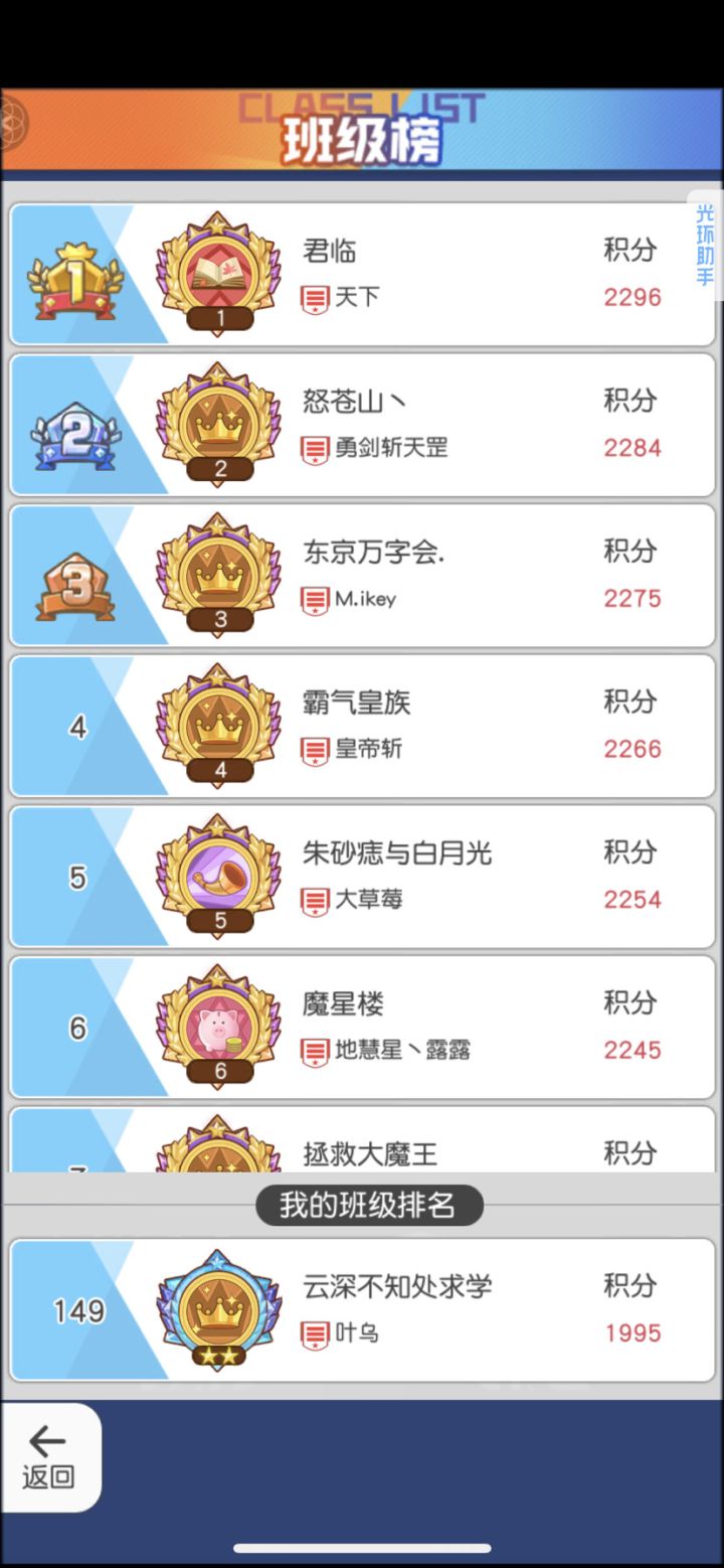 目前排名149省二五级班招人截图