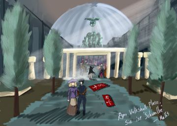 同人创作•Alternative History•灰烬战线世界线•雨燕在Volk大厅广场