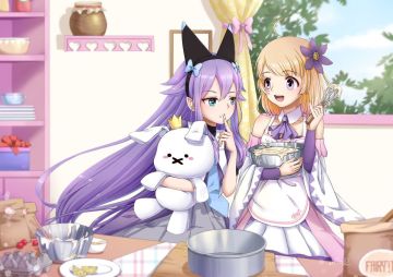 【同人图】甜姐儿二人组，一起来做蛋糕吧