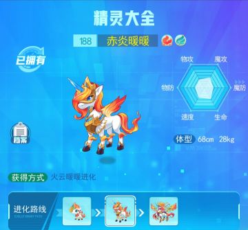 精灵图鉴--赤炎暖暖